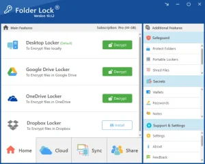 Folder Lock 10.1.7 Crack Free Download